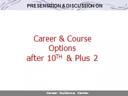 1 Career & Course  Options