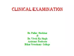 Clinical Examination Dr.