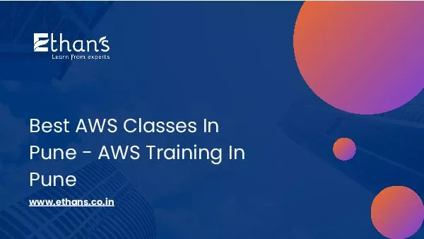 AWS classes in Pune | AWS training in Pune | ETHAN\'S