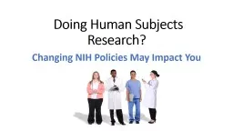 Doing Human Subjects Research?