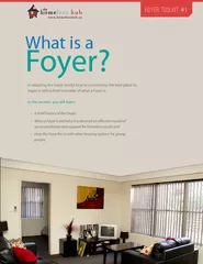 What is aFoyer?In adapting the Foyer model to your community, the best