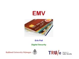 EMV Erik Poll Digital Security