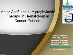 Azole Antifungals: A prophylactic Therapy in Hematological