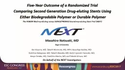 Five-Year   Outcome of a Randomized Trial