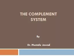 The Complement System Lec