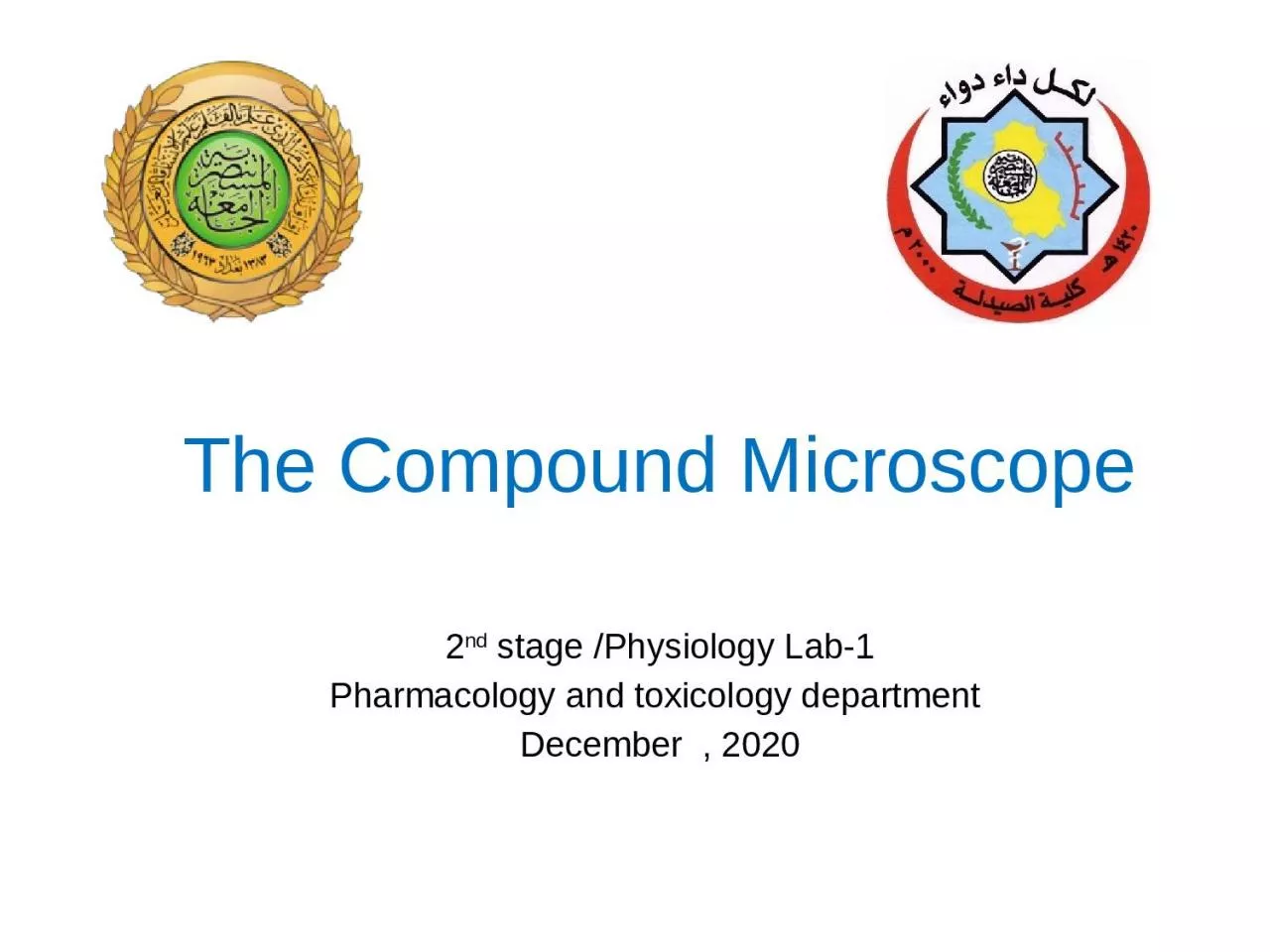 PPT-The Compound Microscope 2