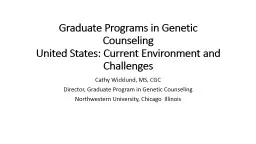 Graduate Programs in Genetic Counseling