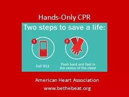 Hands-Only CPR American Heart Association