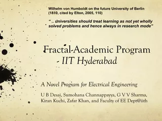 Fractal academic program