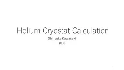 Helium Cryostat Calculation