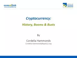 And Introduction to  Cryptocurrency