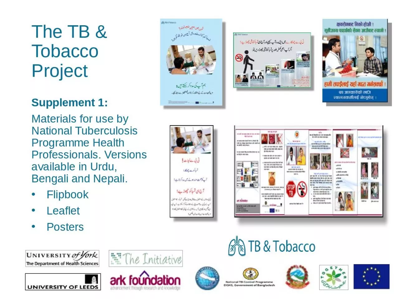 PPT-The TB & Tobacco Project