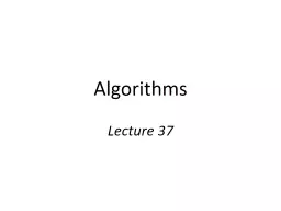 Algorithms Lecture 37 Minimum cut