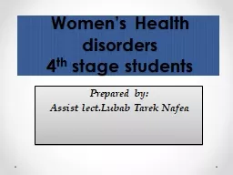 Women’s Health   disorders