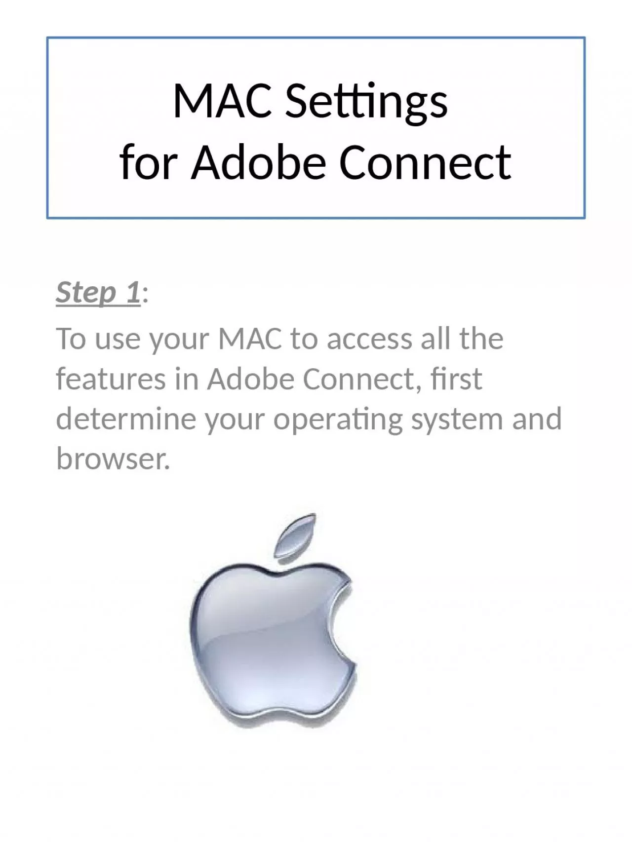 PPT-MAC Settings for Adobe Connect