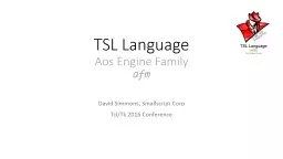 TSL Language Aos Engine Family