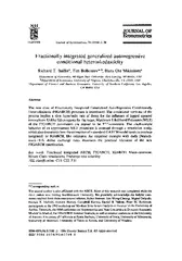 OF Journal of Econometrics 74 {19961 3-30
