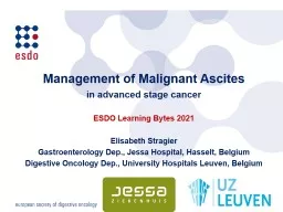 Management of Malignant Ascites