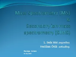 Mass   Spectrometry  (MS)