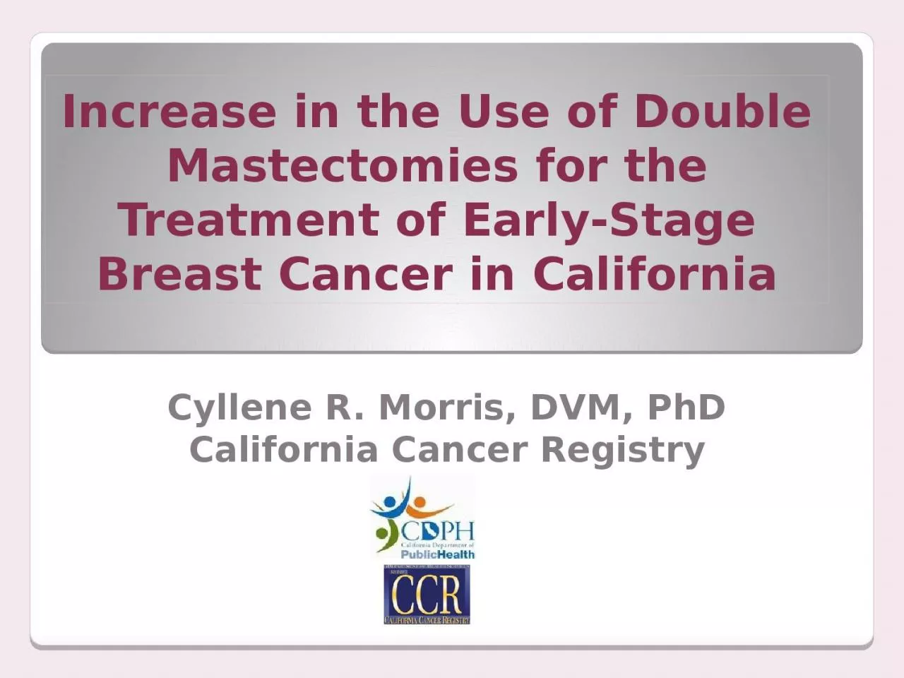 Increase in the Use of Double Mastectomies for the Treatment of Early-Stage Breast Cancer