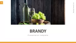 BRANDY Presentation template