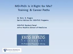 MD-PhD: Is it Right for Me?