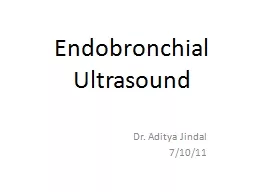 Endobronchial  Ultrasound