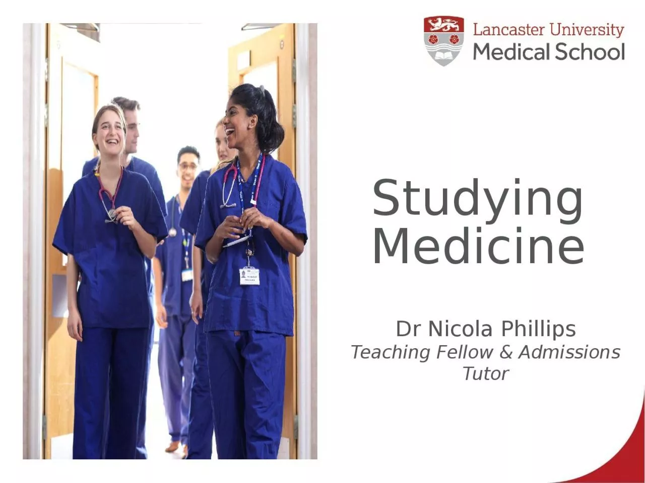Studying Medicine Dr  Nicola Phillips