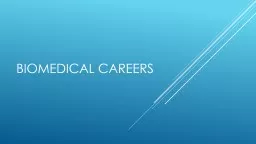 Biomedical Careers Biomedicine