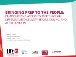 PPT-Bringing PrEP to the people: