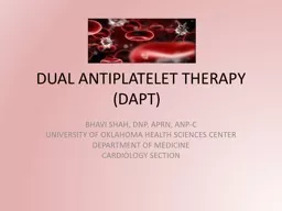 DUAL ANTIPLATELET THERAPY