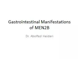 Gastrointestinal Manifestations of