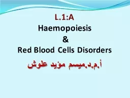 L.1:A Haemopoiesis  &