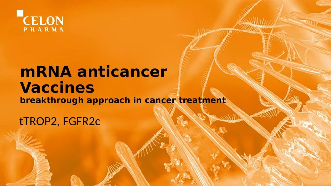 PPT-mRNA anticancer Vaccines