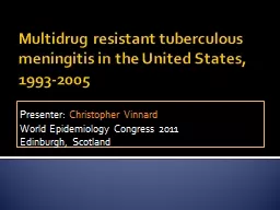 PPT-Multidrug resistant tuberculous