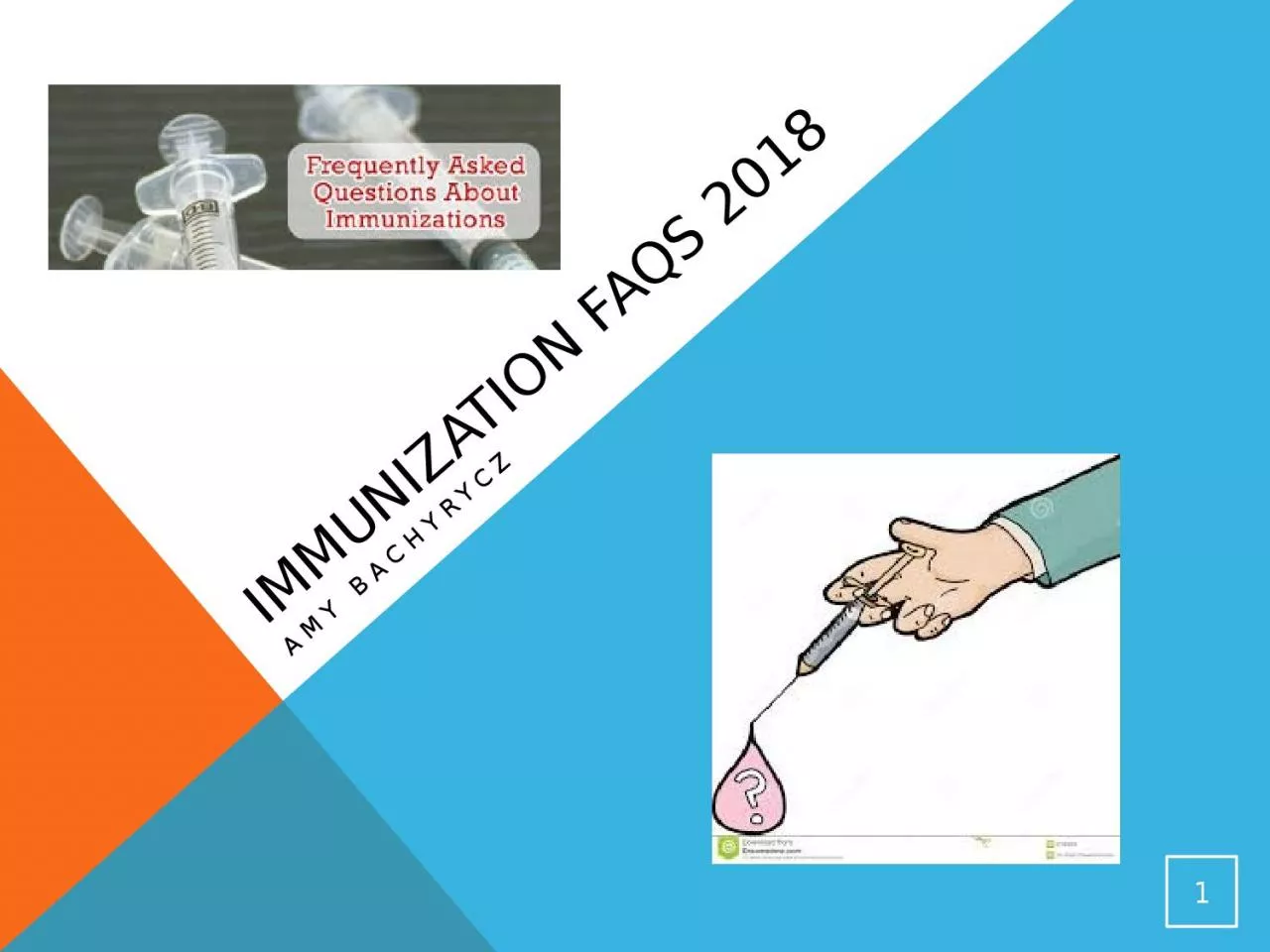 PPT-Immunization FaQs 2018 Amy Bachyrycz