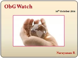 ObG  Watch Narayanan R 16