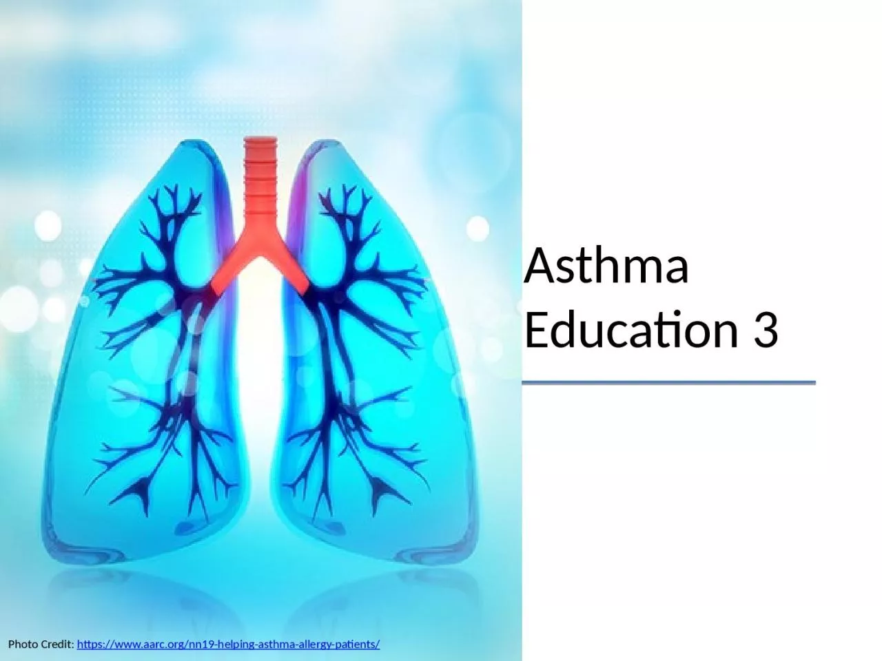 Asthma  Education 3 Photo Credit: 