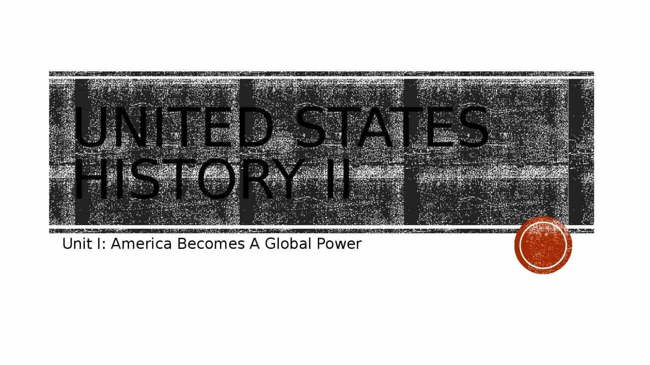 PPT-United States History II