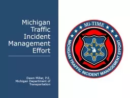 Michigan  Traffic Incident Management Effort