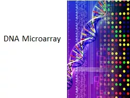 Microarray DNA Microarray