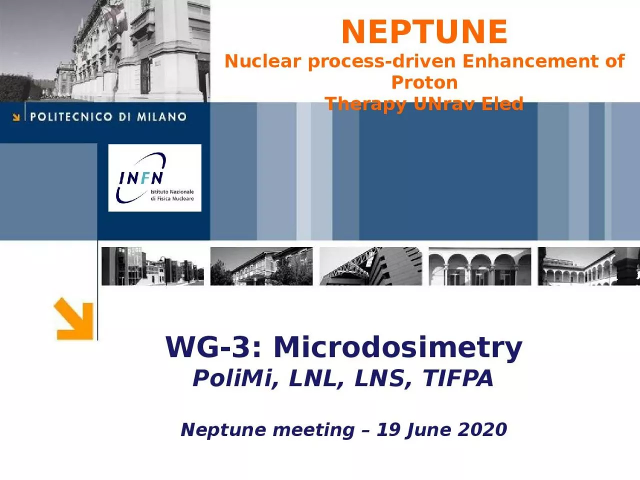 PPT-WG-3: Microdosimetry PoliMi