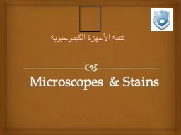 Microscopes & Stains