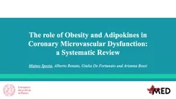The  role  of  Obesity  and