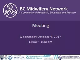 Meeting  Wednesday October 4, 2017