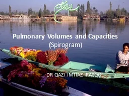 Pulmonary Volumes and Capacities