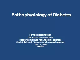 Pathophysiology of Diabetes