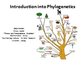 PPT-Introduction into Phylogenetics