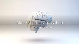 Monocular Imaging System