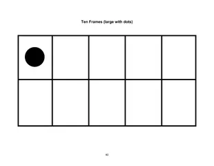 40Ten Frames (large with dots)